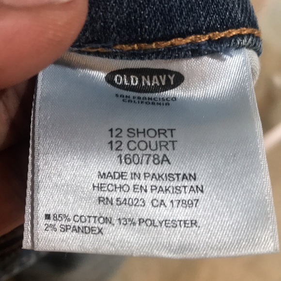 NWT Old Navy The Flirt Jeans Medium Wash Boot Cut 5 Pocket Jeans-Size-12 Short - Picture 5 of 11